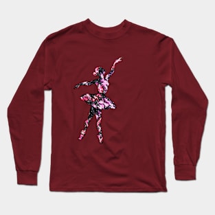 Galaxy Ballet Dancer Long Sleeve T-Shirt